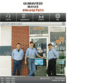 Tablet Screenshot of guaranteedmufflerhelena.com